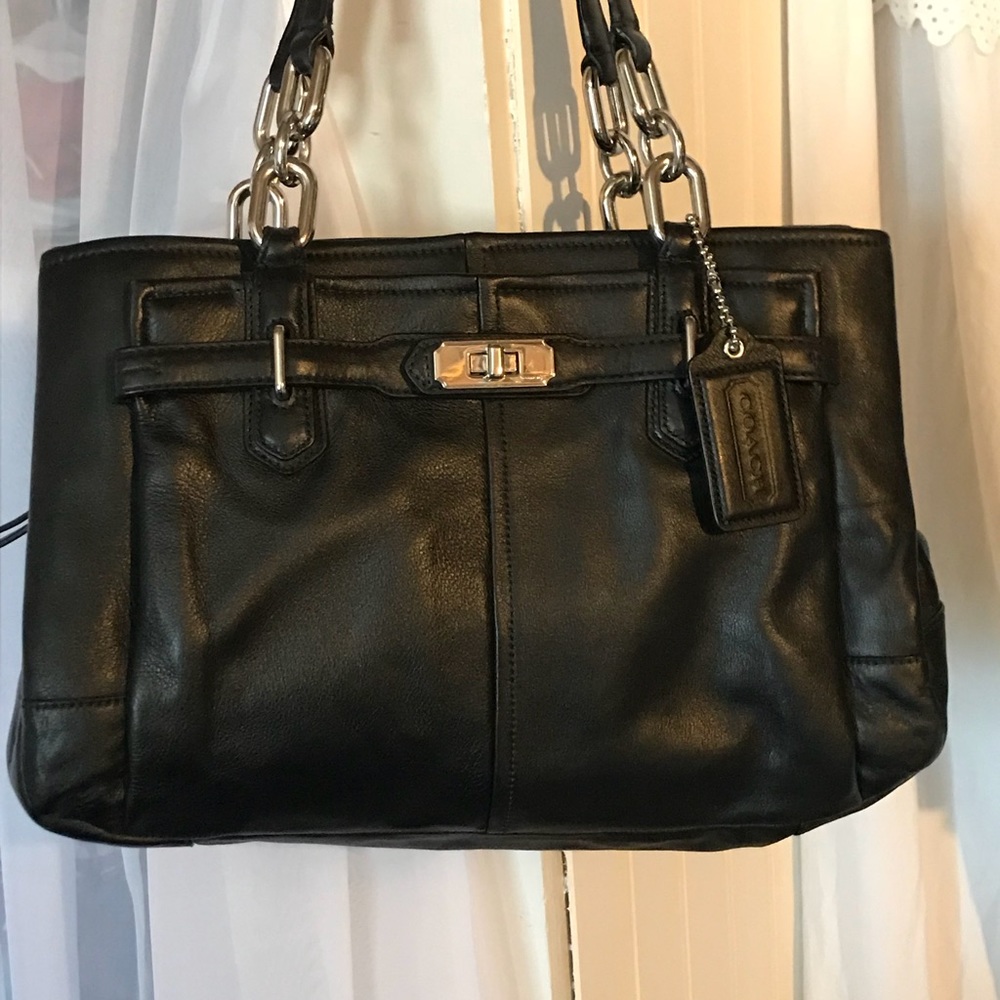 Coach Leather Handbag - Picture 1 of 3